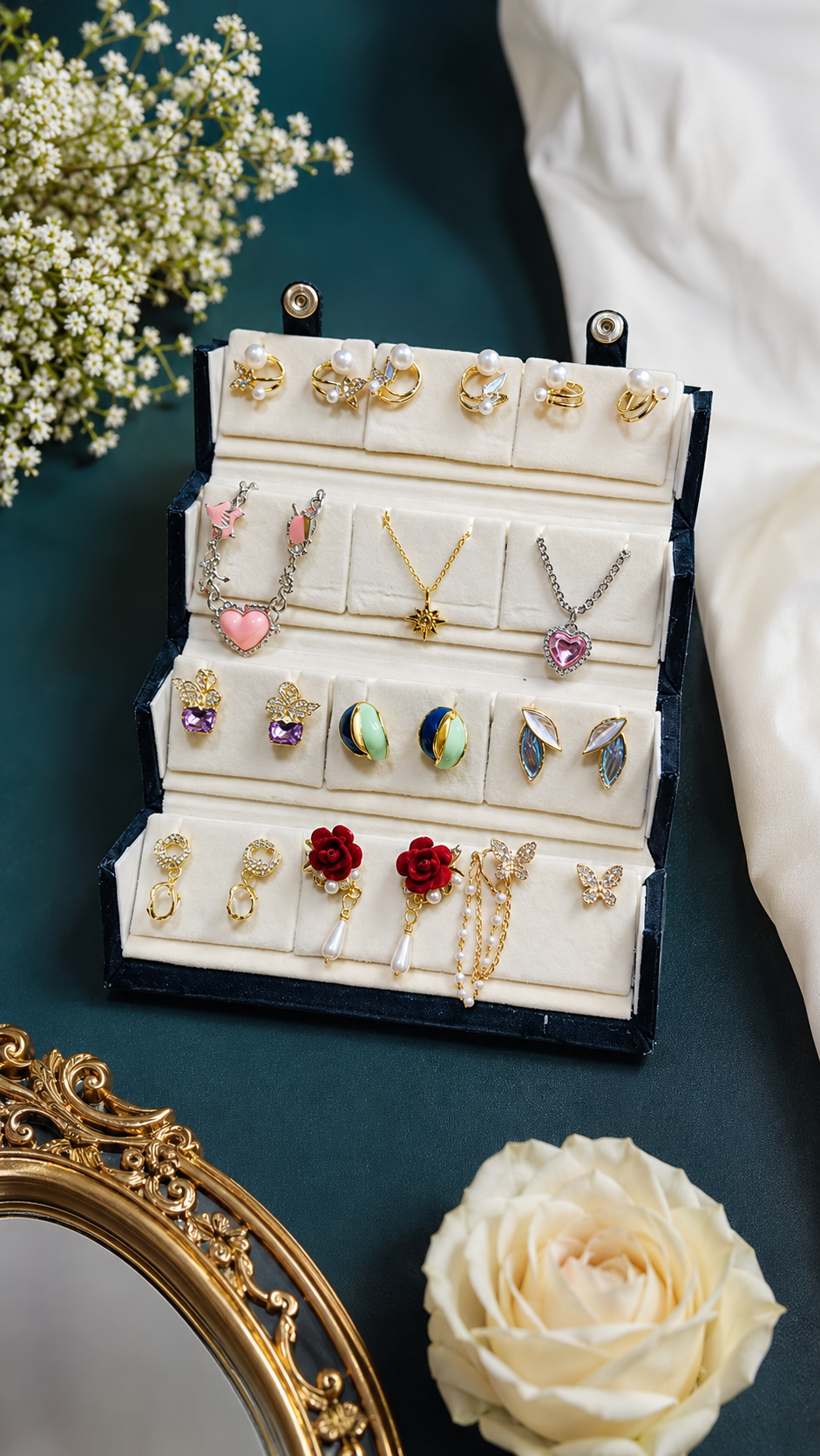 Korean Style Earrings Set
